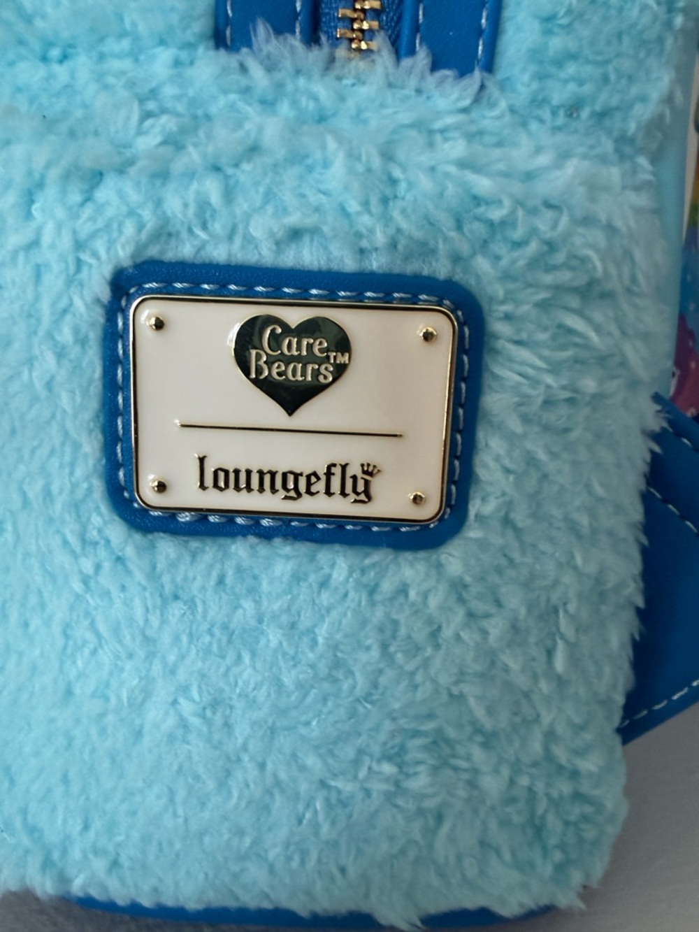 Loungefly Care Bears Sleepy blue Mini Backpack, NWT - Picture 5 of 8